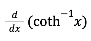 <p>coth</p>