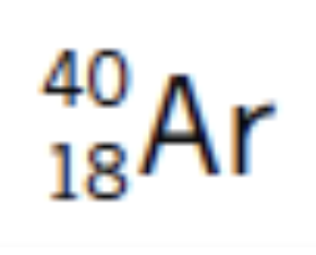 example atom: argon