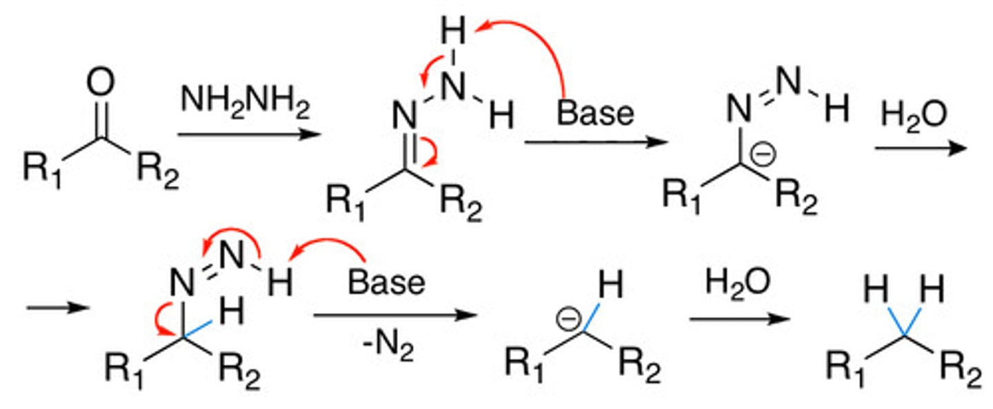 <p>H2/Pt or Ni</p><p>NaBH4/H2O</p><p>LiAlH4/H2O</p><p>DIBAL-H</p>