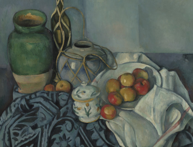 <p><span style="font-family: sans-serif">Paul Cézanne, Still Life with Apples, 1893–4.</span></p>