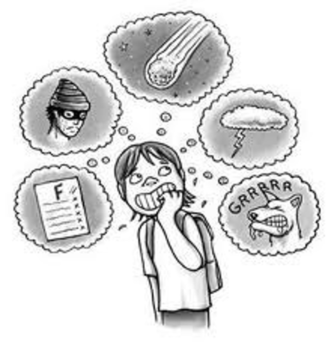 <p>(idiom): hồi hộp/ lo lắng</p>