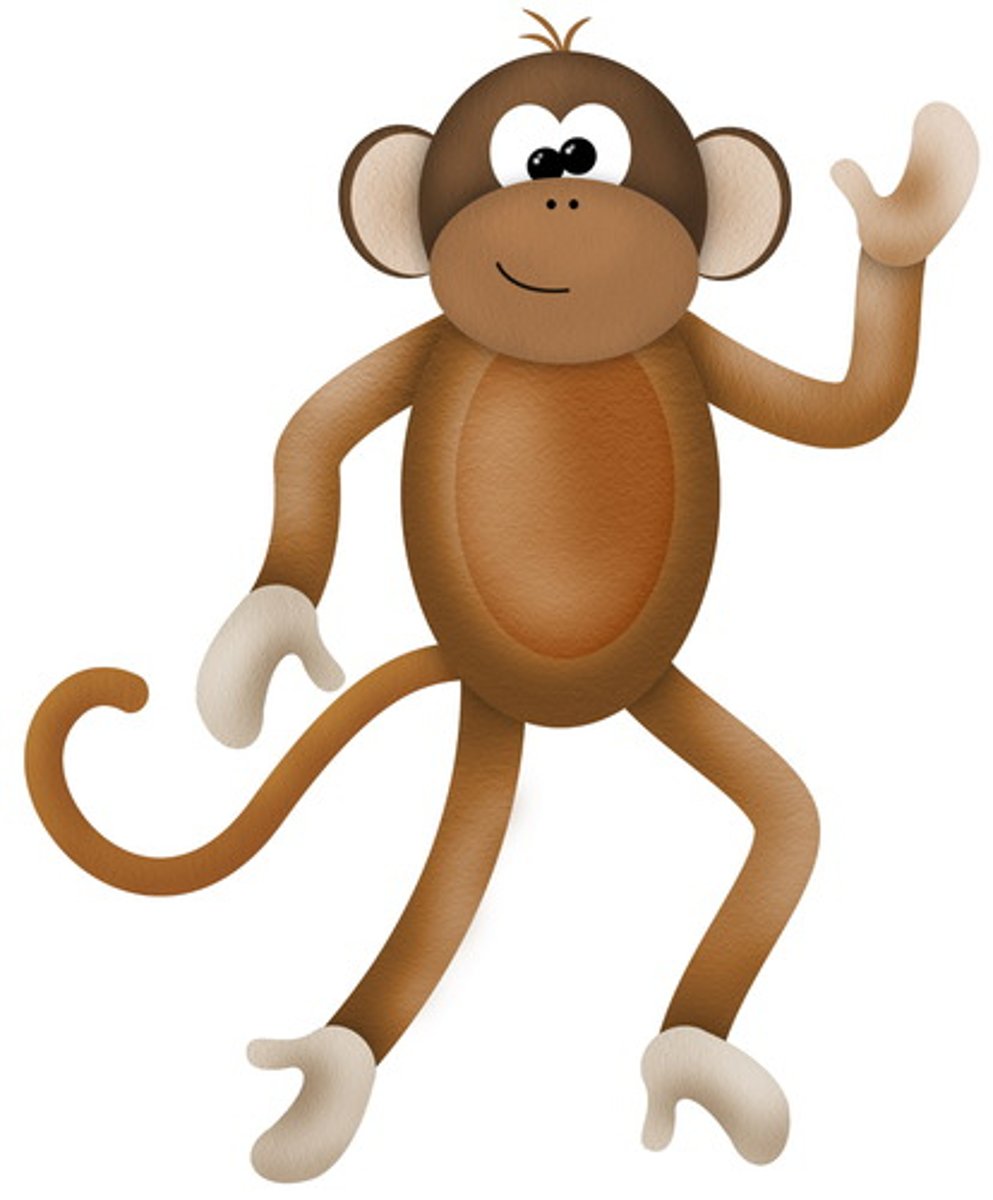 <p>animal juguetón que come bananas</p>
