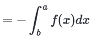 <p>? = - [b∫a [f(x) dx]</p>