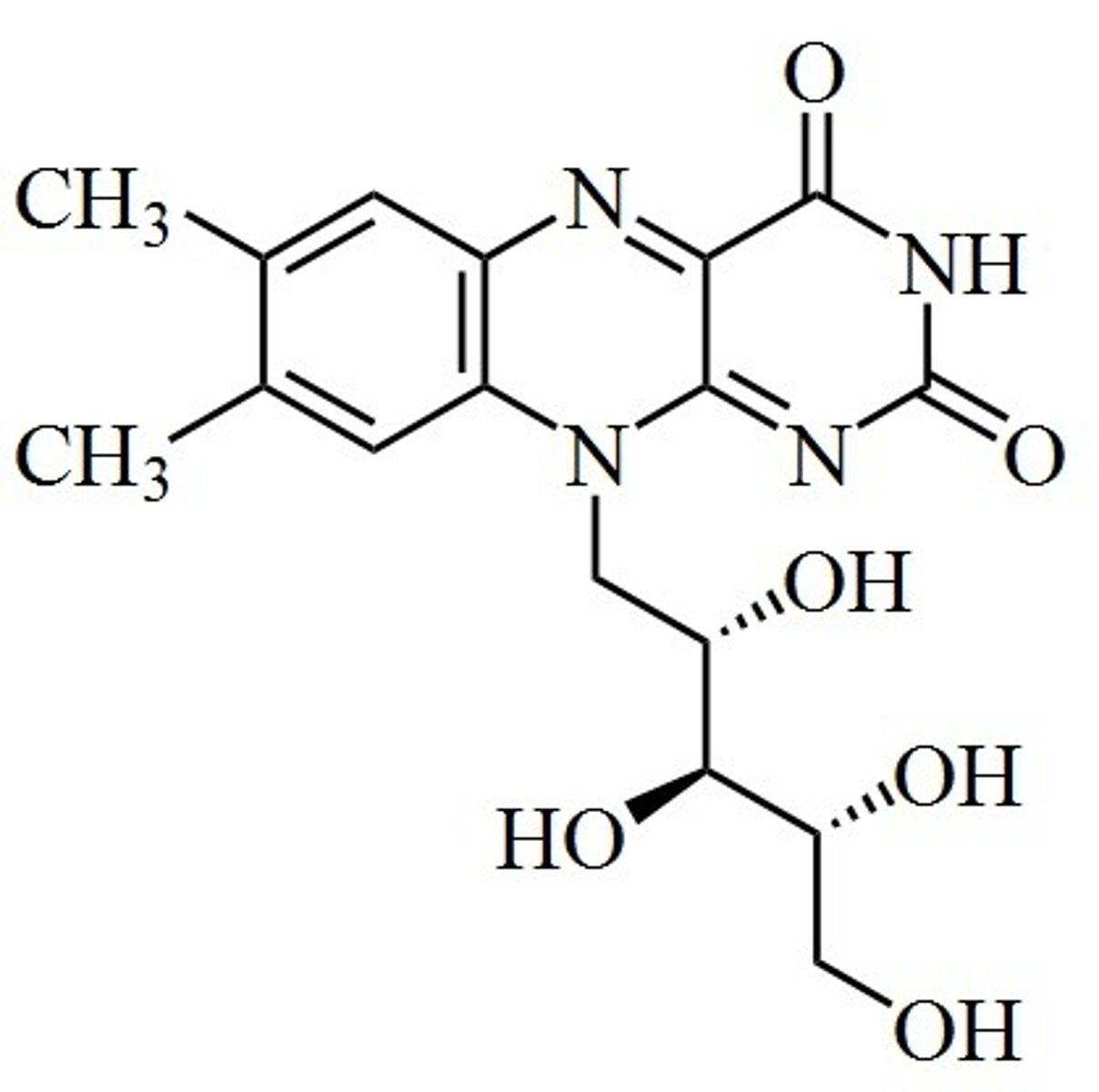<p>carbohydrates are components of some vitamins: Ribose sugar is used to produce __ vitamin _______</p>