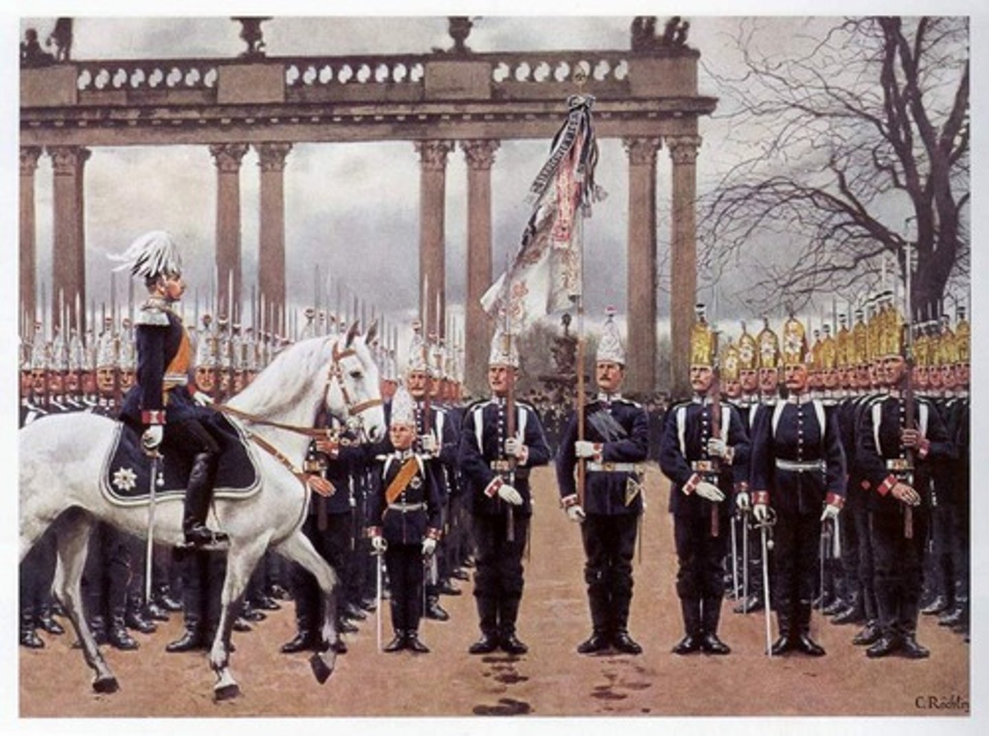 <p>This term can best be summed up by a government official... "Prussia was not a country with an army, but an army with a country which served as headquarters and food magazine."</p>