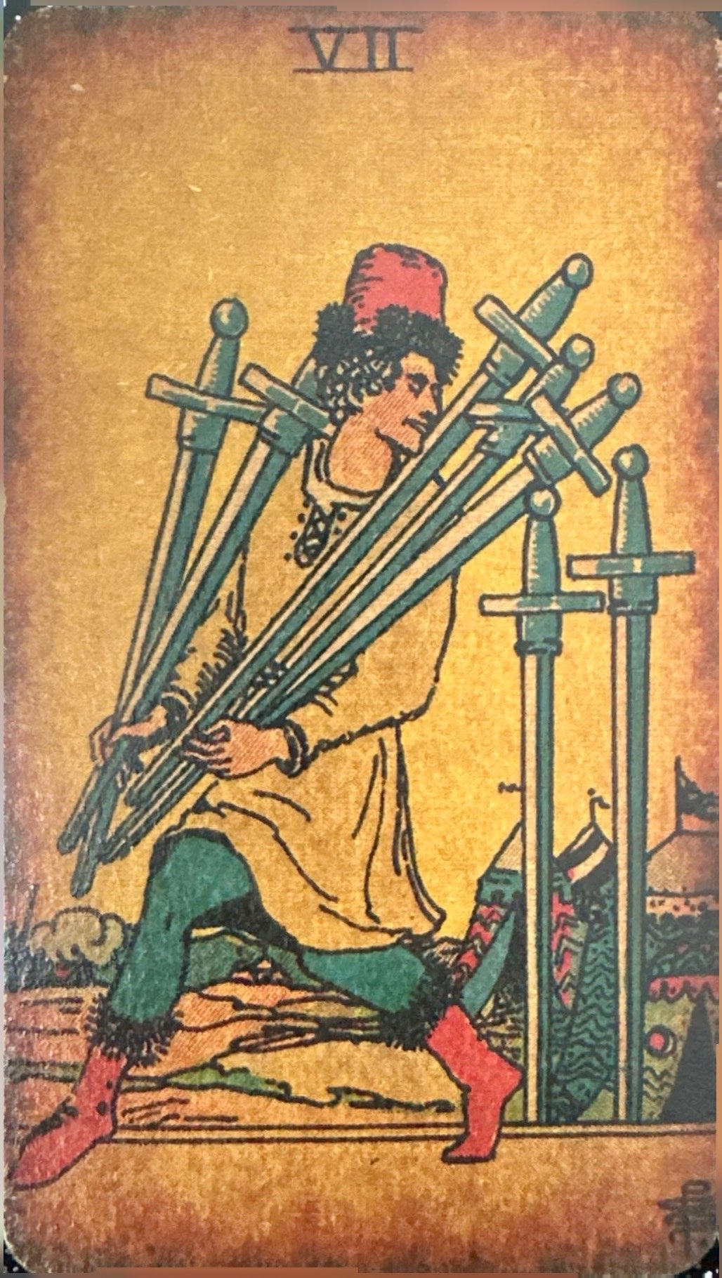 <p>VII - Seven of Swords</p>