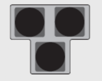 If the HAWK signal has no lights,

