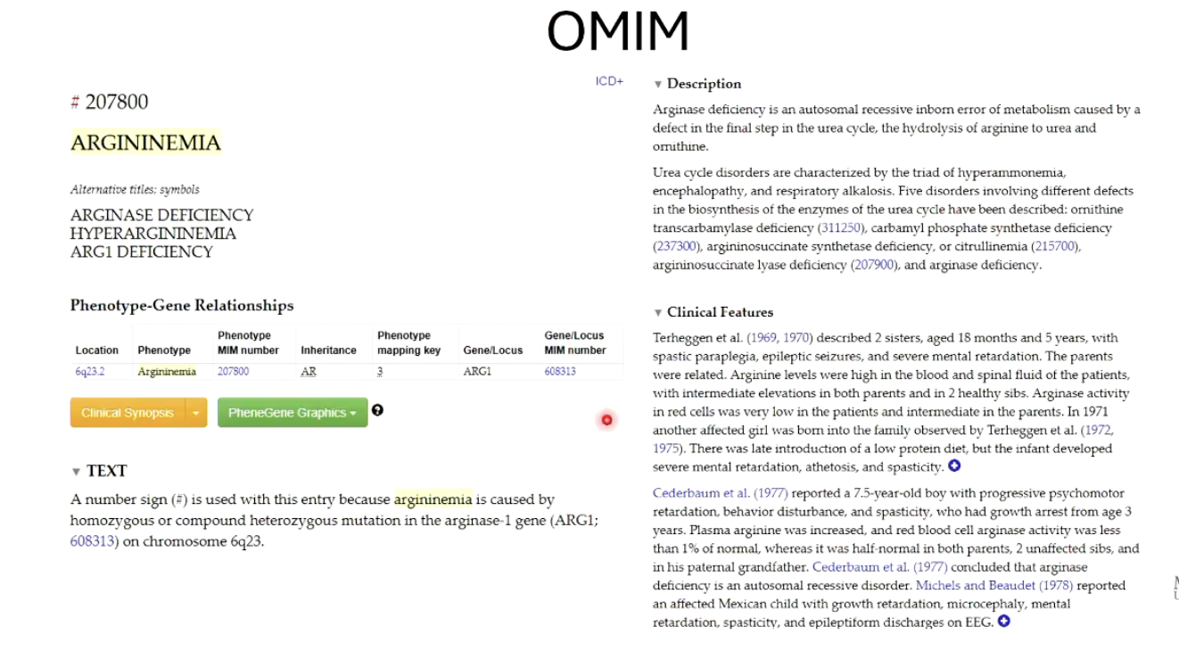 <ul><li><p class=""><strong>OMIM</strong> stands for <strong>Online Mendelian Inheritance in Man</strong>.</p></li><li><p class="">It's a <strong>free online database</strong> at <a target="_blank" rel="noopener noreferrer nofollow" class="link" href="https://www.omim.org" data-prevent-progress="true">https://www.omim.org</a>.</p></li><li><p class="">Contains detailed information about <strong>human genes and genetic disorders</strong>.</p></li><li><p class="">Useful for finding:</p><ul><li><p class="">Chromosomal locations</p></li><li><p class="">Gene functions</p></li><li><p class="">Known mutations</p></li><li><p class="">Associated phenotypes</p></li><li><p class="">Links to <strong>primary literature</strong> for further research</p></li></ul></li></ul><p></p>