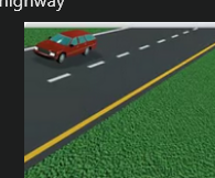 Left edge solid yellow line on a divided highway