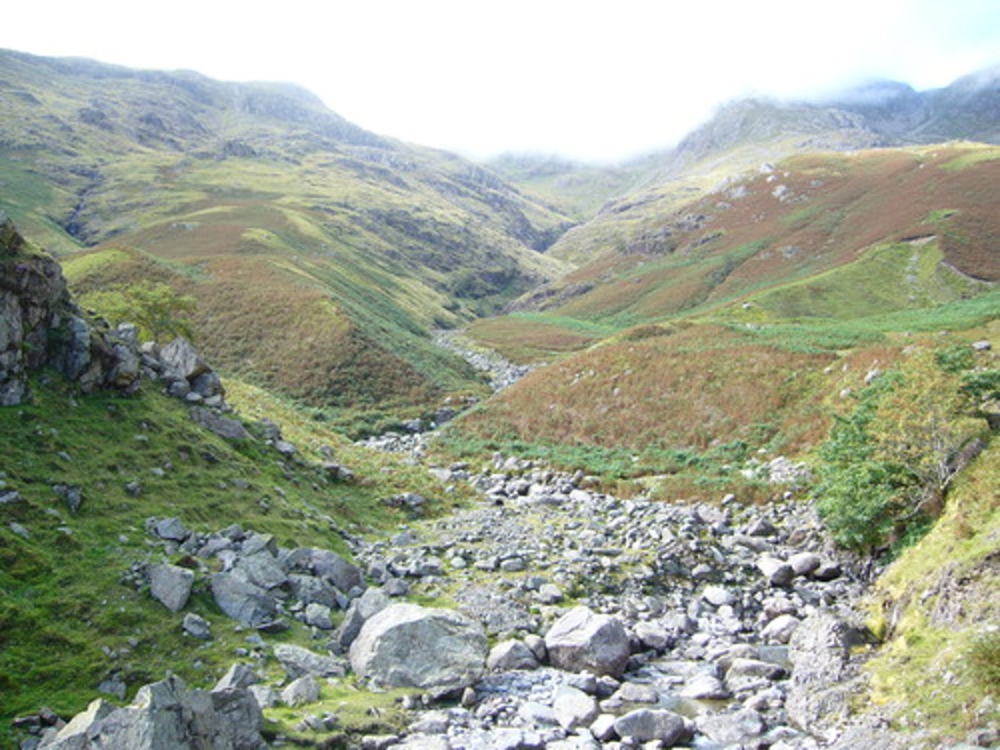 <p>This is the name given to the start of a river's journey, here it is small, youthful and full of energy.</p>