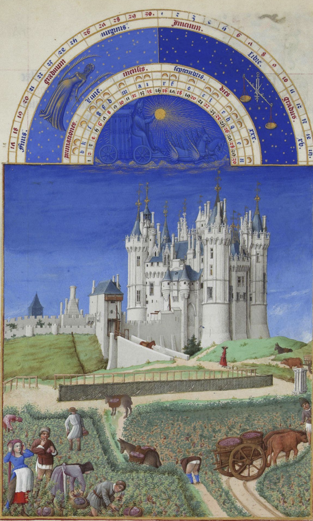 <p>How do these images provide a vision of the Social theory of the patron for whom it was made?</p>