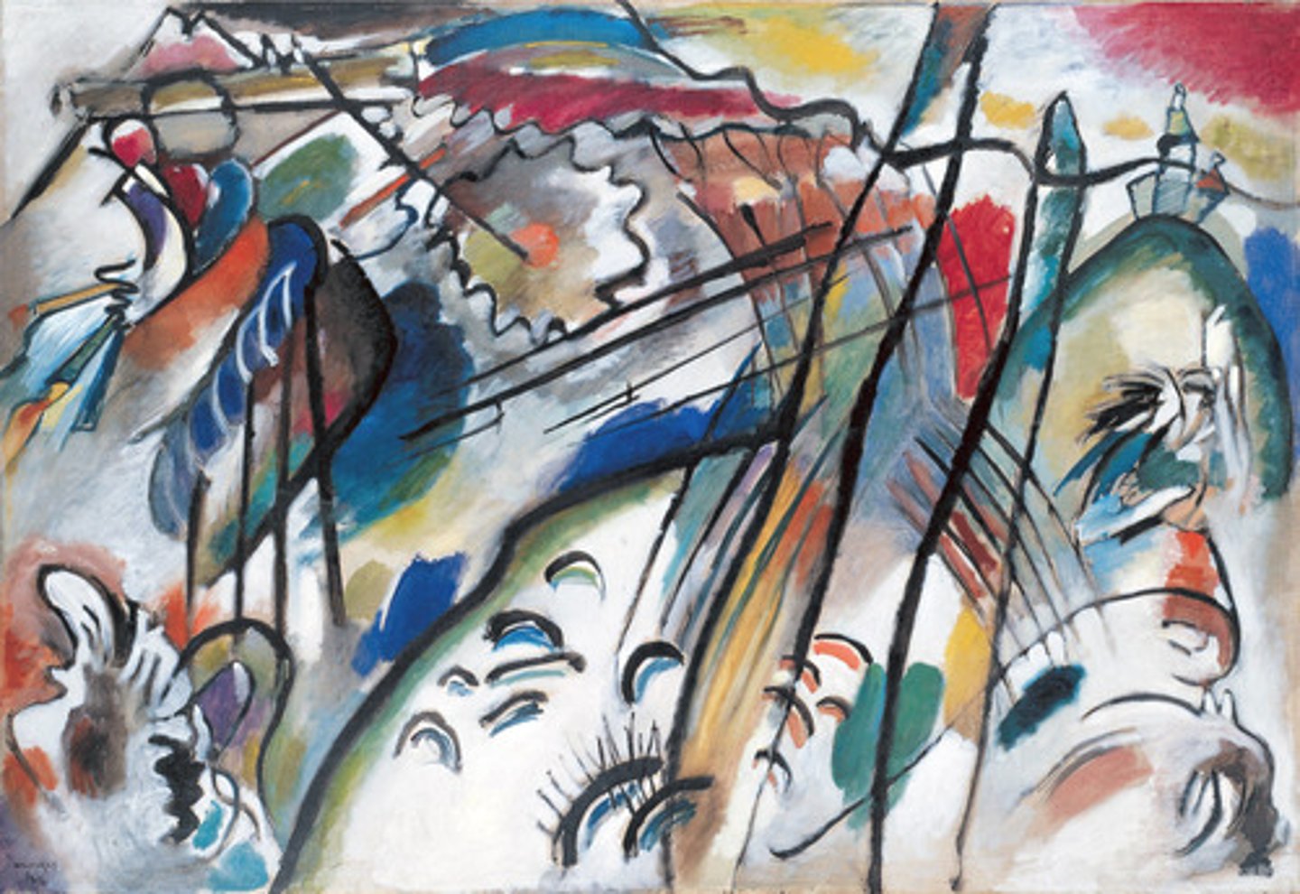 <p>1912</p><p>Vassily Kandinsky</p><p>Oil on Canvas</p><p>Expressionism</p><p>synesthesia</p>