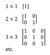 <p>(Must be a square matrix)</p>