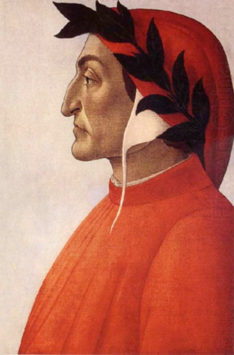 <p>The Italian poet who wrote The Divine Comedy, which criticized corrupt officials and used Italian vernacular instead of Latin.</p>