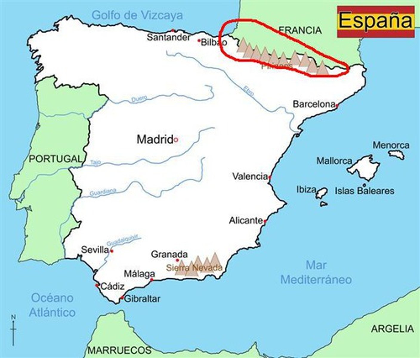 <p>the border</p>
