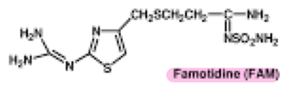 <p>- binds with CYP450 inhibitory</p><p>- may inhibit absorption of other drugs that require acidic environment</p>
