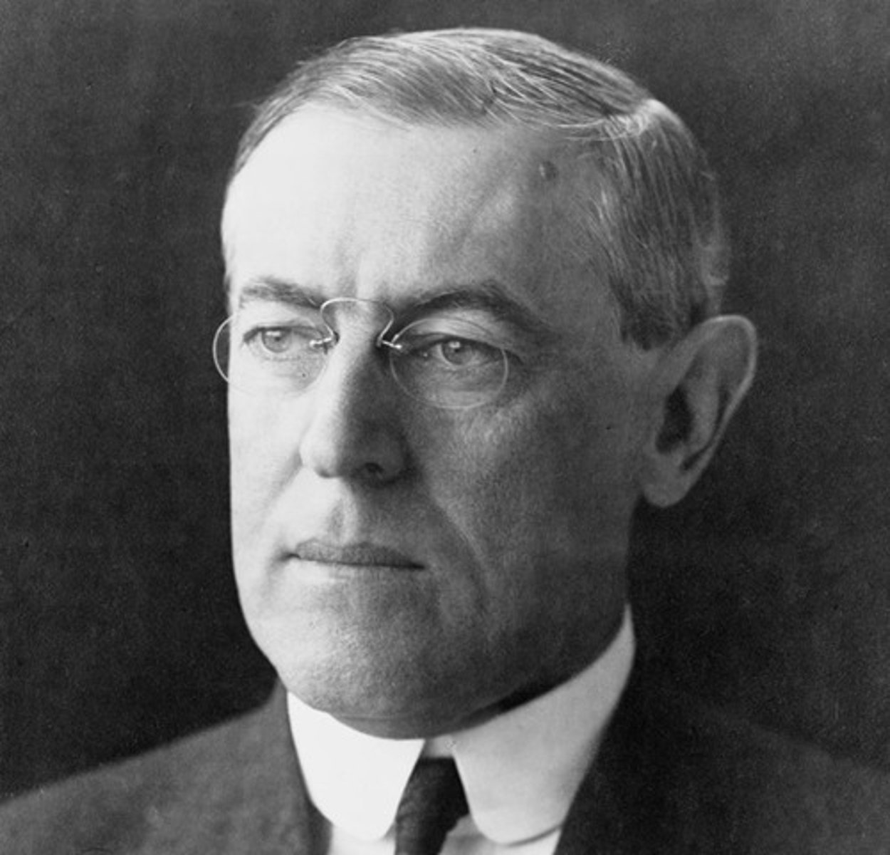 <p>This was the president who was elected in 1912, and led the US into WWI. Later wrote a plan for post-WWI peace known as the Fourteen Points.</p>