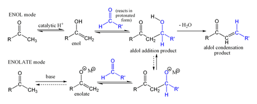 <p>results in an α-β unsaturated aldehyde/ketone</p>
