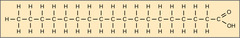 <p>saturated</p><p>(Note: are bad for health since the straight chains stack densely and form fat plaques)</p>