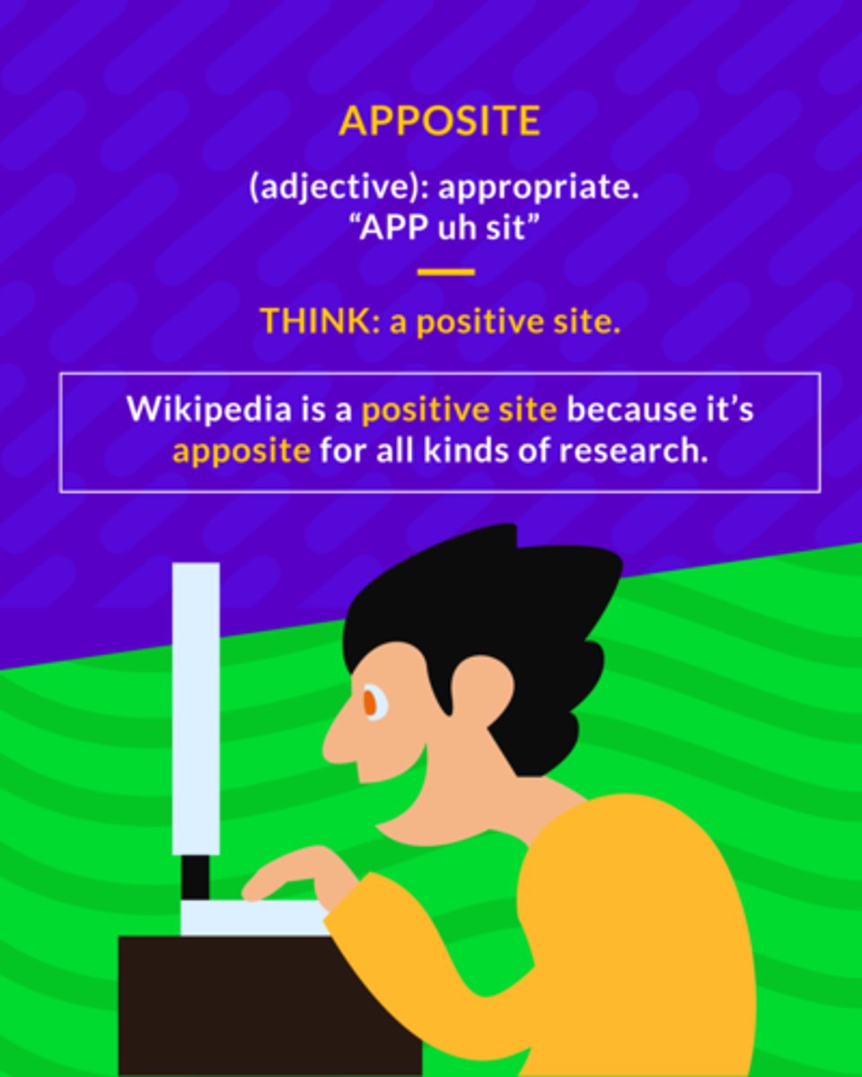 <p>(adj.) appropriate</p>