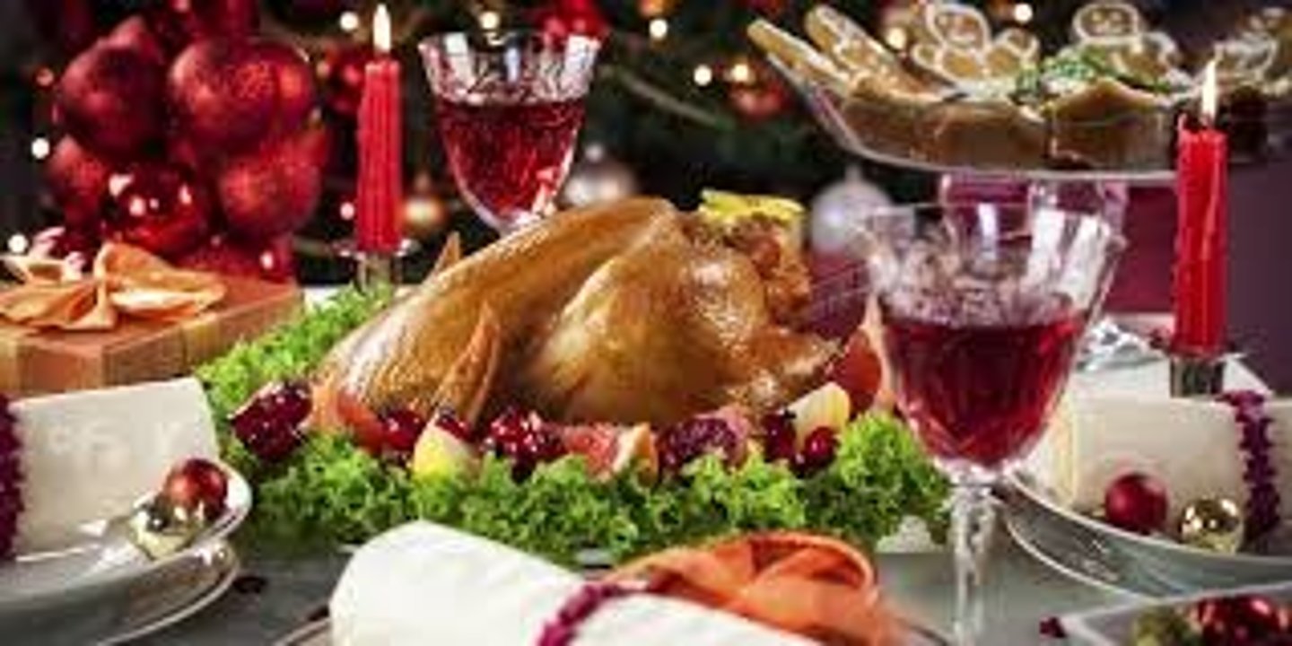 <p>Christmas dinner</p>