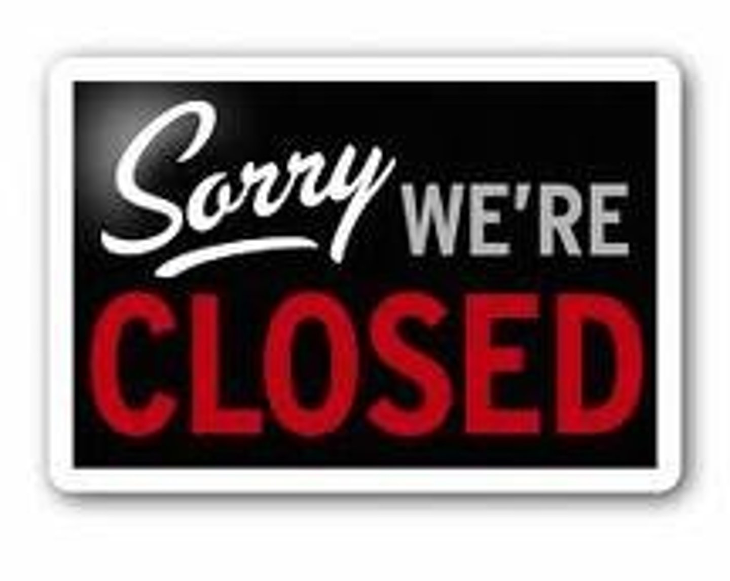 <p>It closes at...</p>