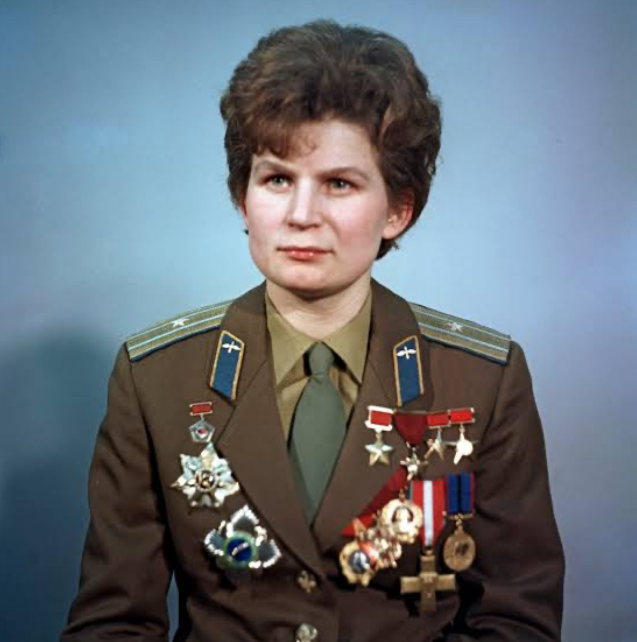 <p>What woman was used as a Soviet role model for other women?</p>