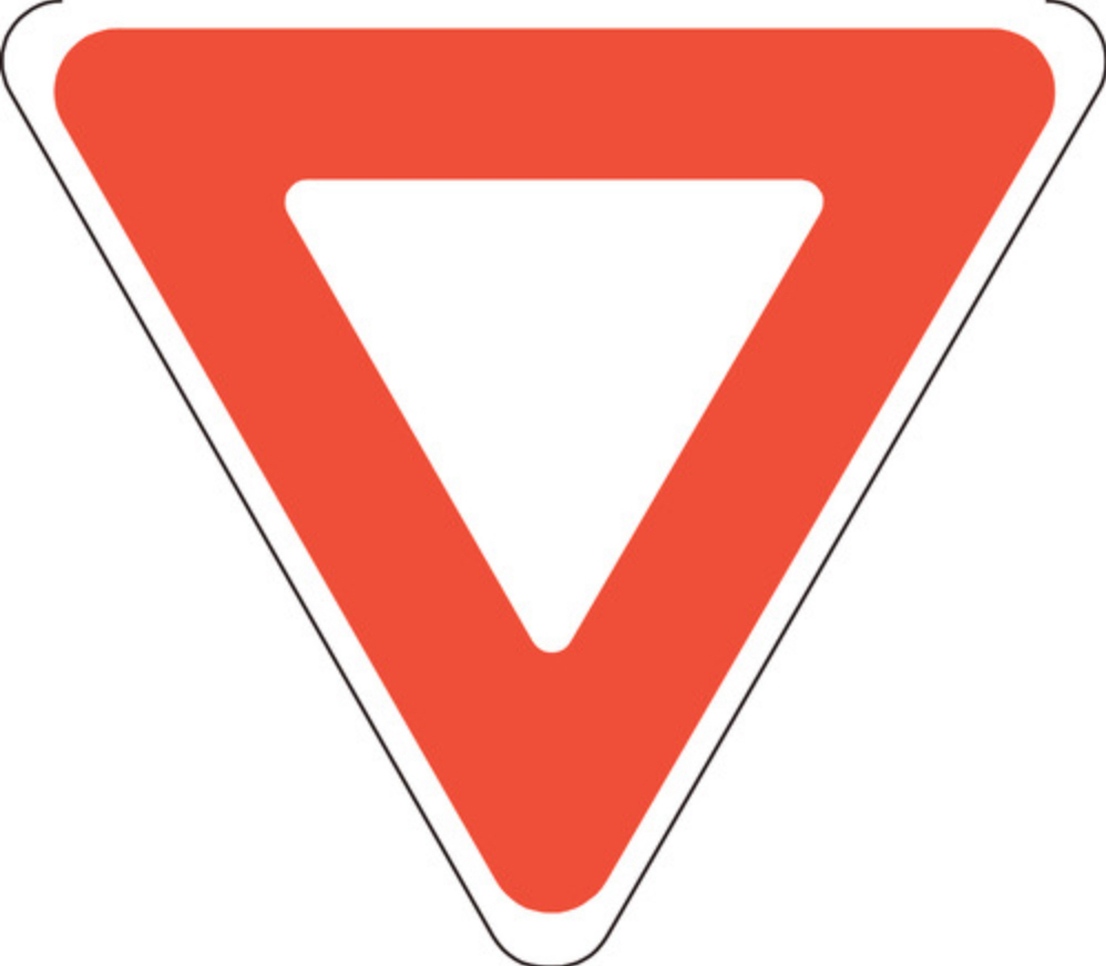 <p>yield the right of way</p>