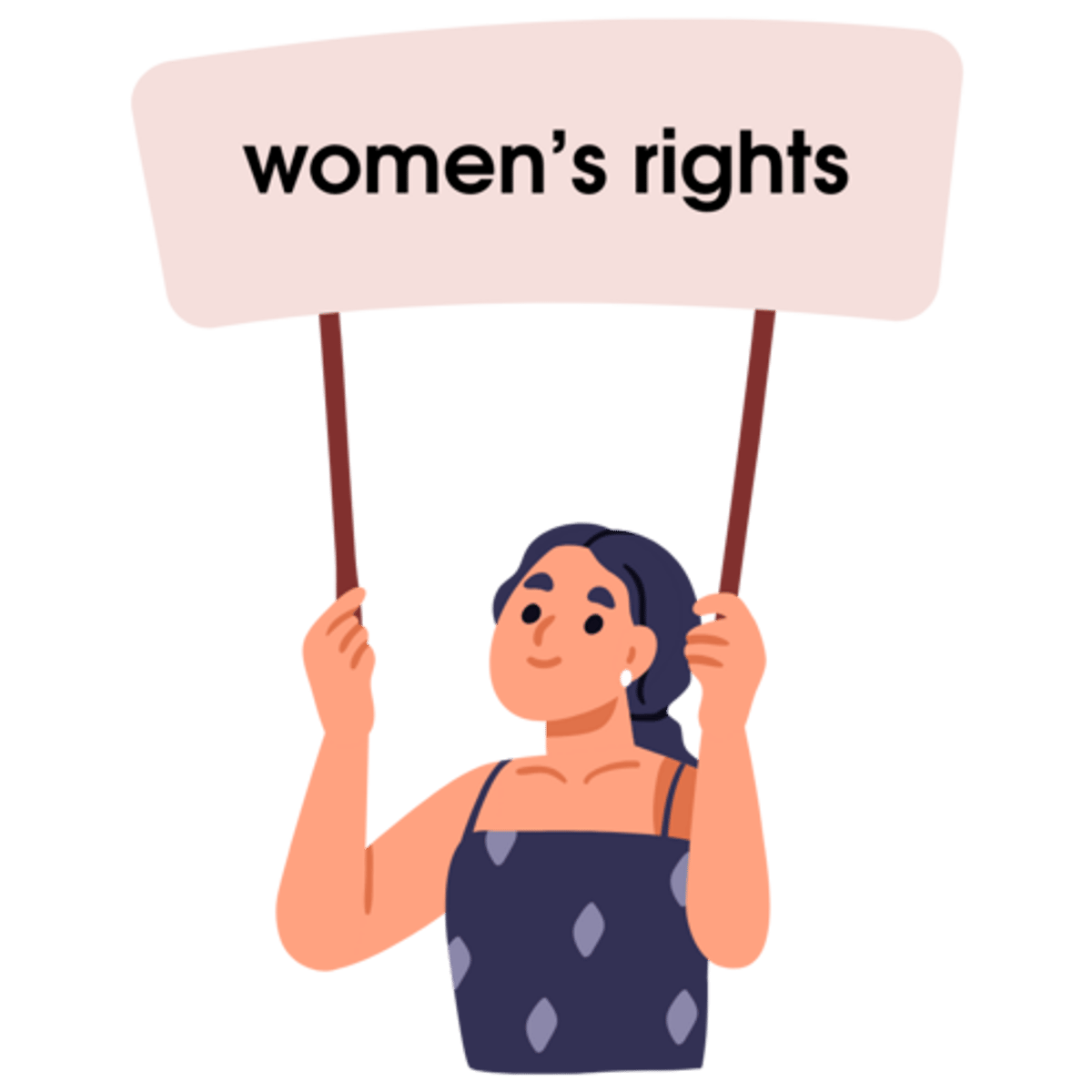<p>the rights and freedoms that women should have, like the right to work, study, and vote.</p><p>Many women fought for ___________________ in the past and still do today.</p>