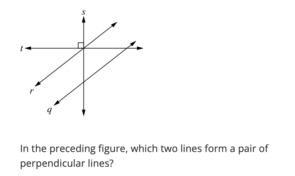 <p class="choice_paragraph">Line<span> </span><em>q</em><span> </span>and line<span> </span><em>r</em></p><p></p><p class="choice_paragraph">Line<span> </span><em>r</em><span> </span>and line<span> </span><em>s</em></p><p></p><p class="choice_paragraph">Line<span> </span><em>s</em><span> </span>and line<span> </span><em>t</em></p><p></p><p class="choice_paragraph">Line<span> </span><em>t</em><span> </span>and line<span> </span><em>q</em></p>