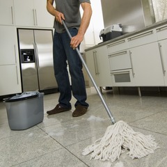to swipe/mop to floor