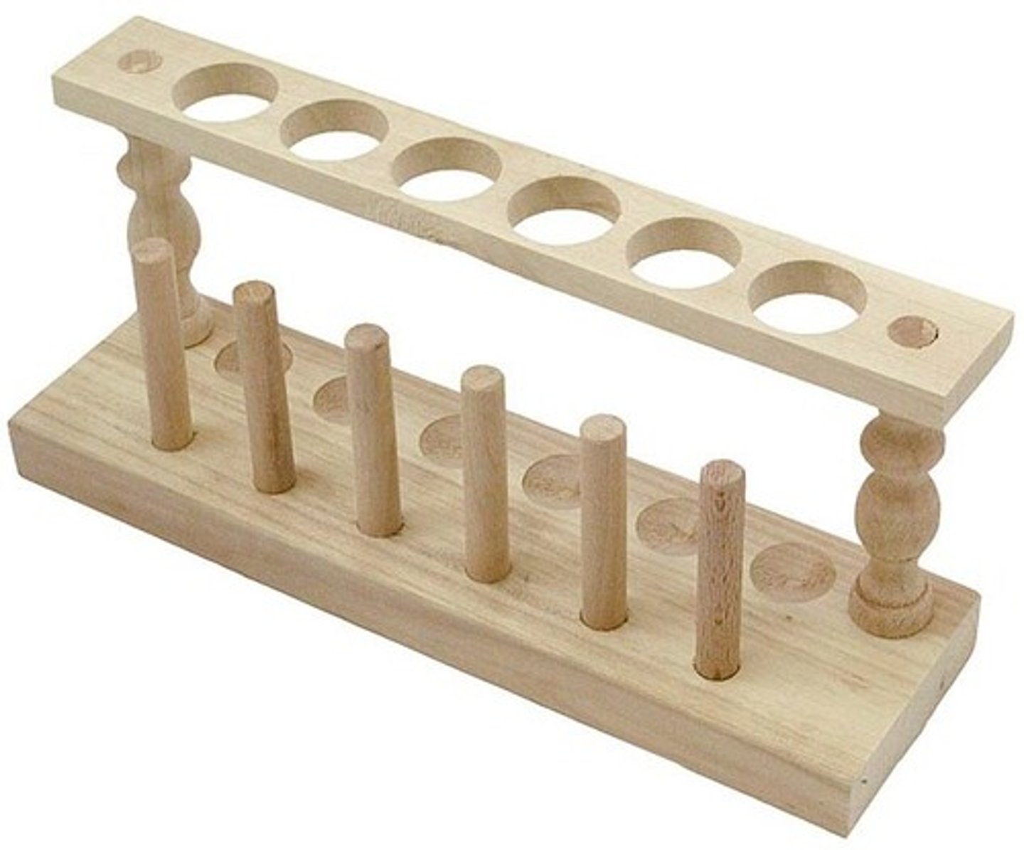 <p>used to hold test tubes</p>
