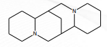<p>[Alkaloids Compounds] a quinolizidine alkaloids that is a - antiarrhythmic agent  (sodium channel blocker)</p>