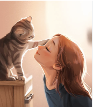 <p>a (cat) lover</p>