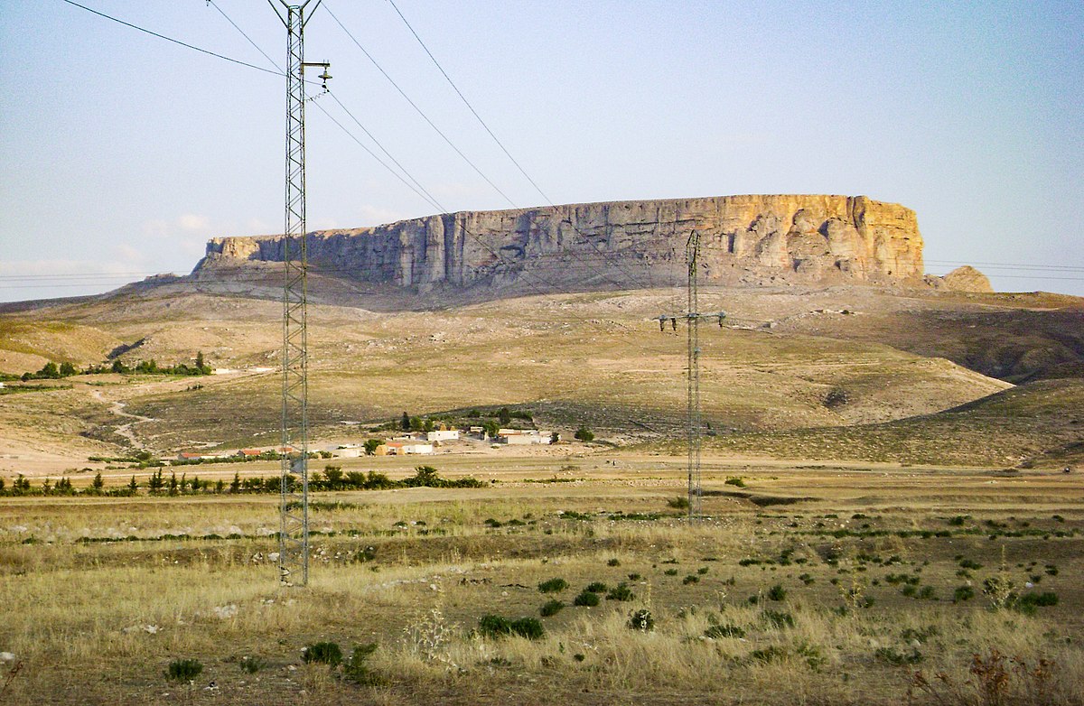 <p>An area containing high landforms.</p>