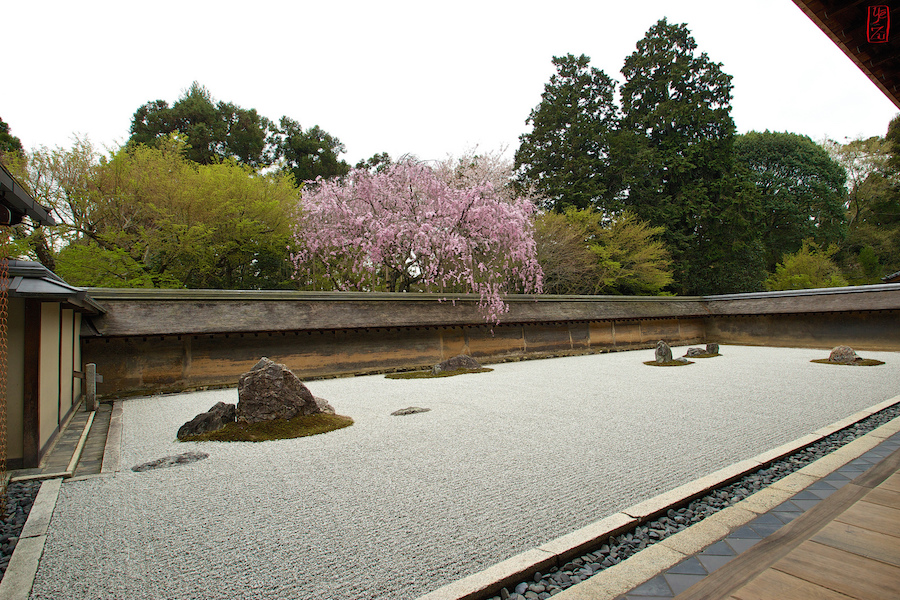 Artist/culture: Japanese (Muromachi Period)
Date: 1480 CE
Medium: rock garden
Location: Kyoto, Japan