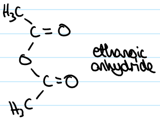 <p>two carboxylic acids joined</p>