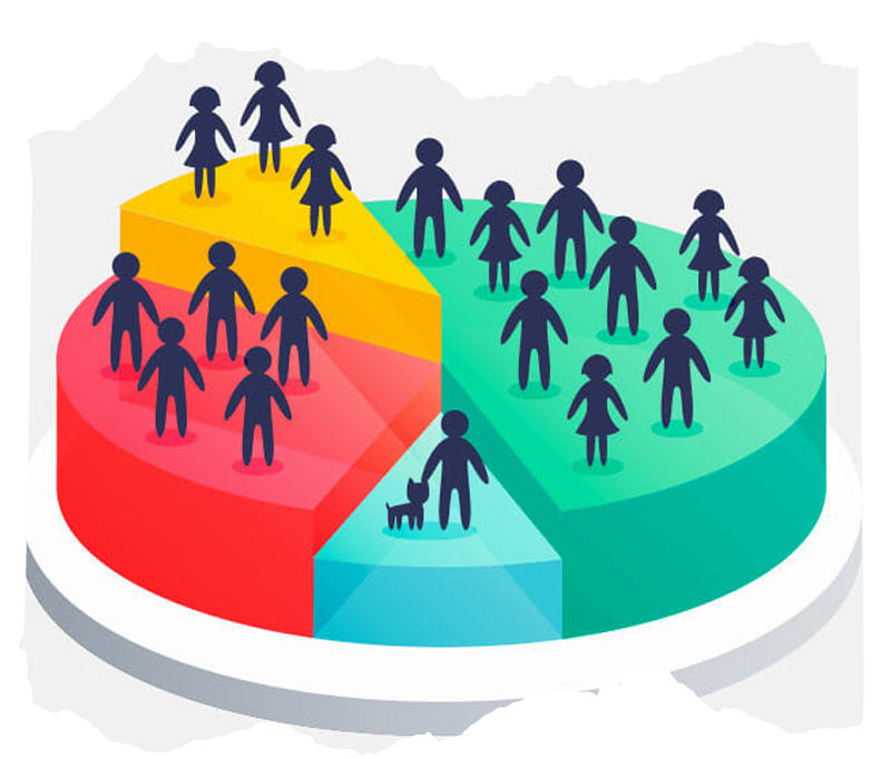 <p>segmentar a una población especifica en un número de grupos que comparten…</p>