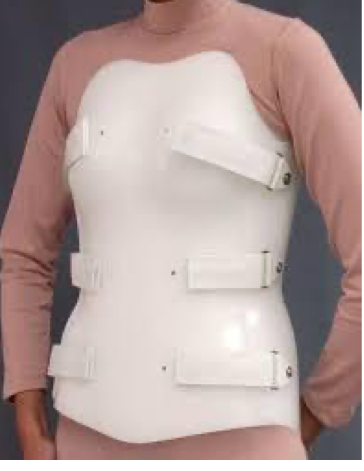 <p>what is the name, type, and purpose of this thoracic orthotic?</p>
