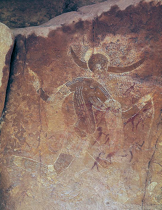 <p>Running Horned Woman</p>