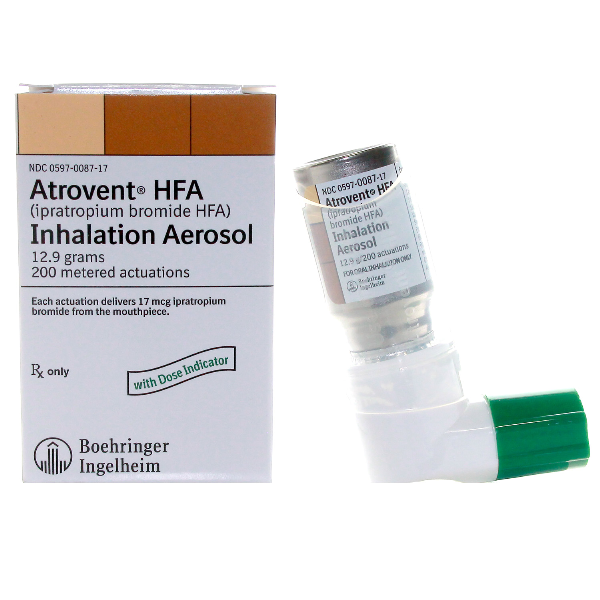 <p>Atrovent (anticholinergic)</p>