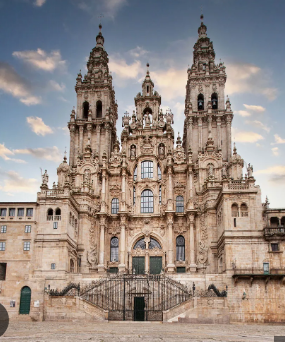 <p>In Galicia, Spain</p><p>Primarily designed by<strong> <em>BERNARDO DE LA TORRE &amp; FERNANDO DE CASA Y NOVOA </em></strong>during its contruction in the 18<sup>th</sup> century.</p><p>Although its orgin date back to the 11<sup>th</sup> century with earlier architects such as <strong><em>CALIXTUS II </em></strong>and<strong><em> GERMAN DE MOISSAC </em></strong>contributing to its development.</p>