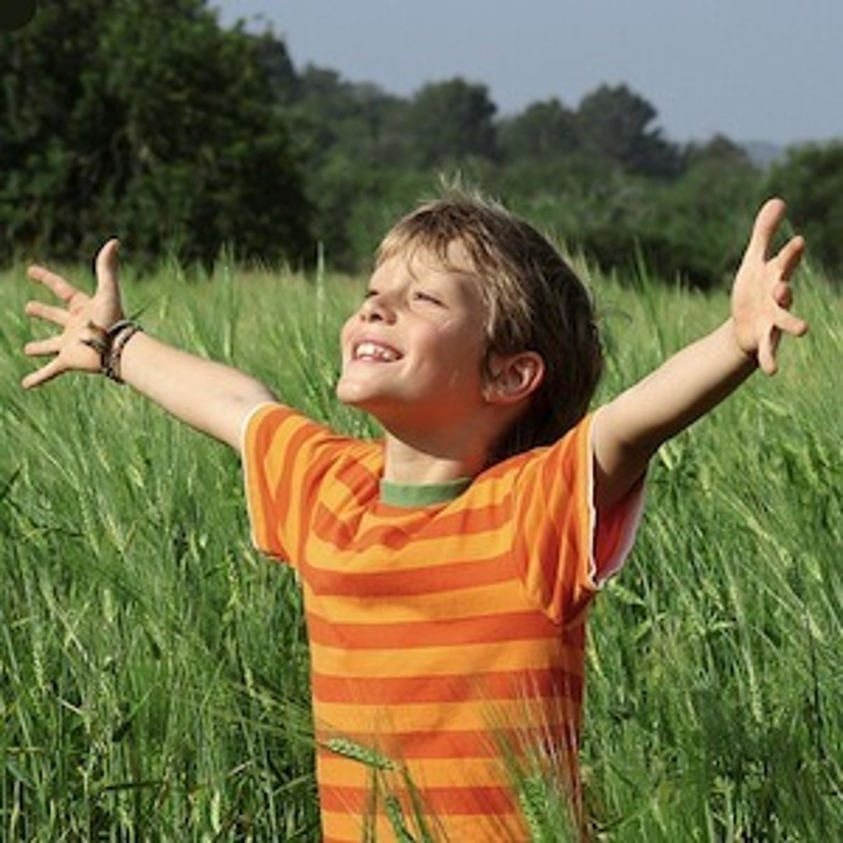 <p>blessed, happy</p>