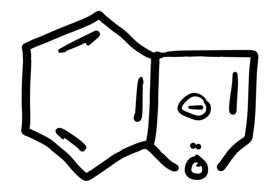 <p>Benzene + Furan </p>