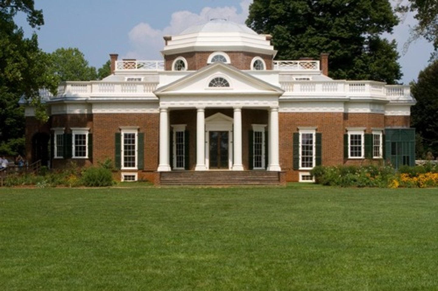 <p>Architect: Thomas Jefferson</p><p>Period: Neoclassical</p><p>Dates: 1768-1809 C.E.</p><p>Culture: Virginia, USA</p><p>Material: Brick, glass, stone, wood</p>