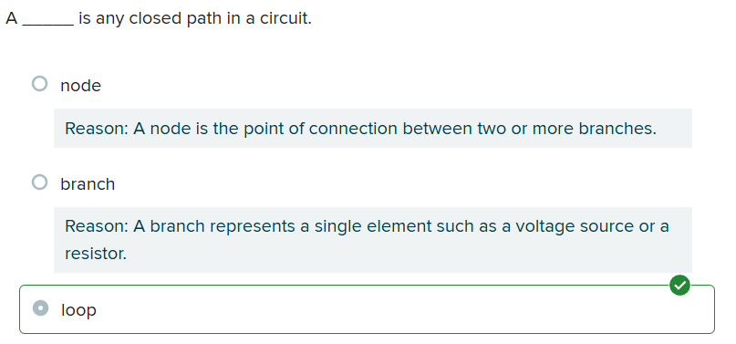<p>c. loop</p>