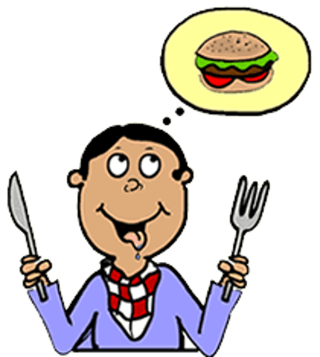 <p>być głodnym</p>