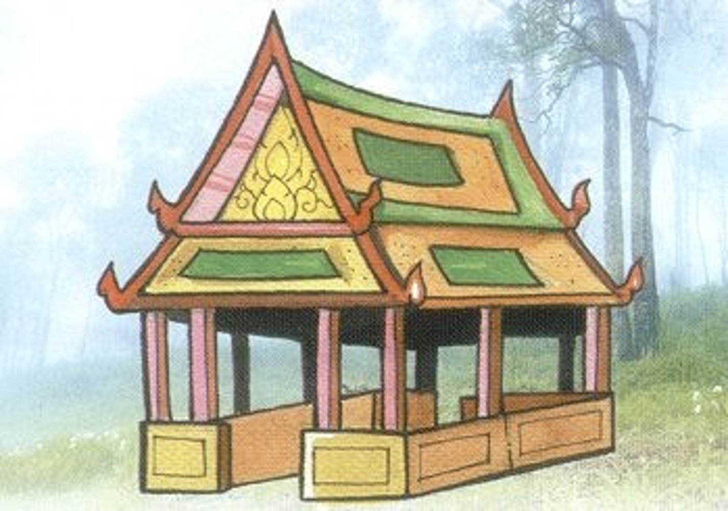 <p>ศ ศาลา</p><p>saw sala (pavilion)</p><p>[s / t] high class</p>