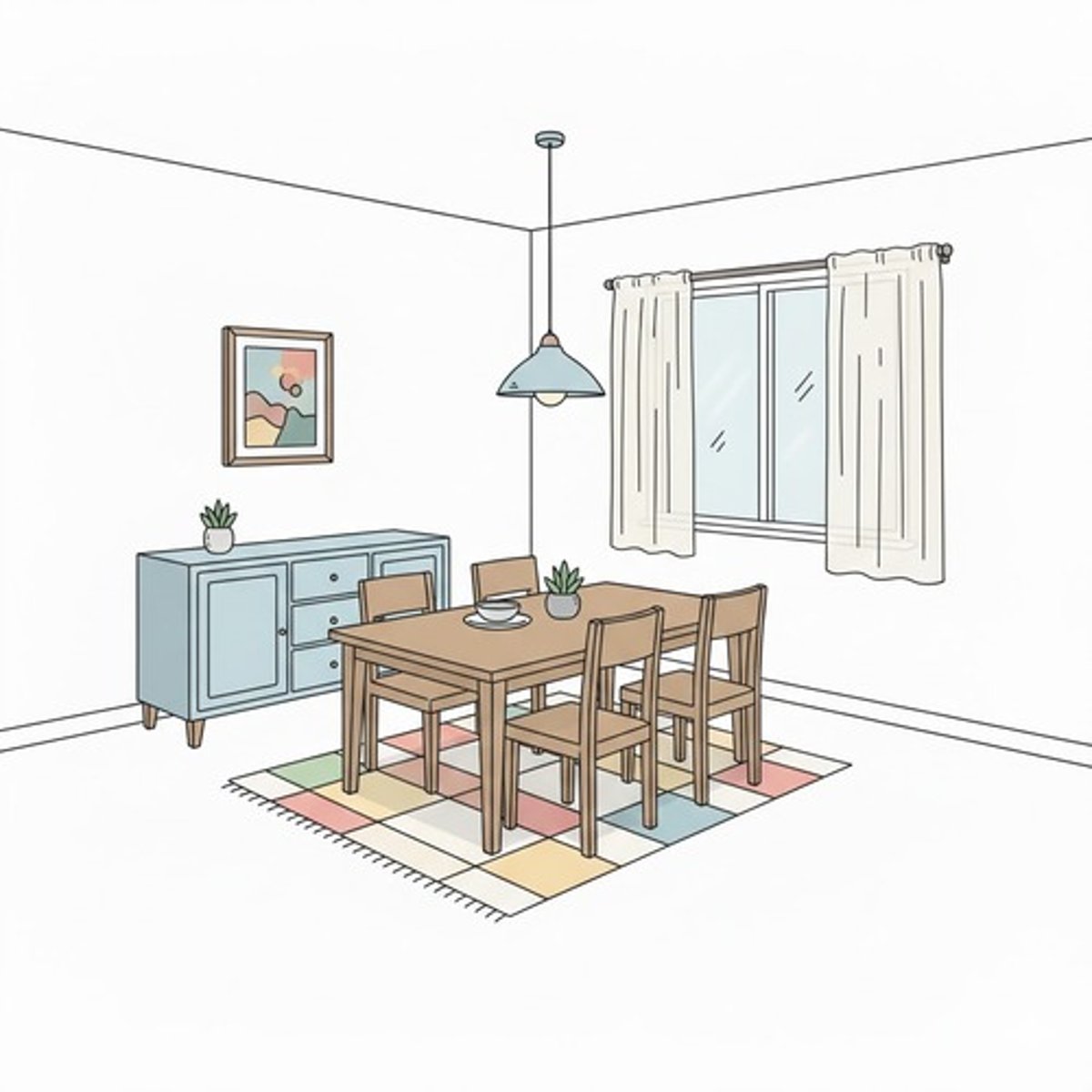 <p>sala de jantar</p>