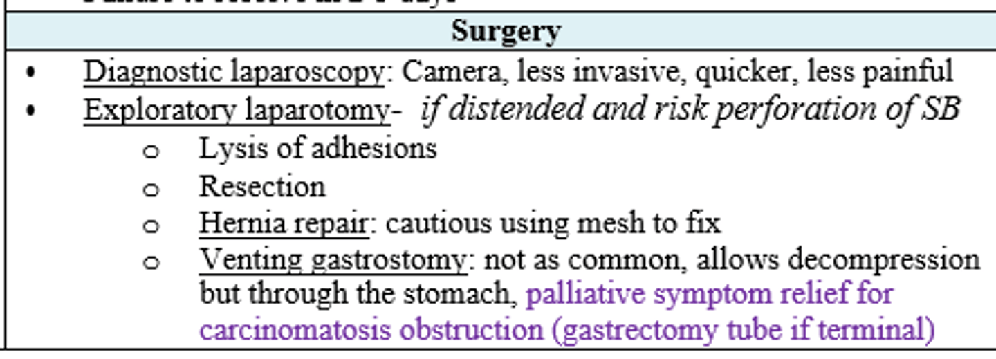 <p>Exploratory laparotomy</p>
